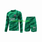 Camisolas de futebol Paris Saint-Germain Donnarumma 99 Guarda Redes Criança Equipamento Principal 2023/24 Manga Comprida